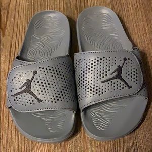 New in box size 13 kids Grey Jordan Hydro